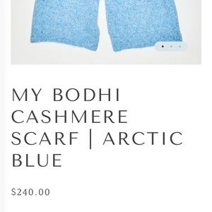 Arctic Blue Cashmere Scarf